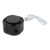 Coffee Bean Sprayer with Electric Atomizer and Magnetic Base for Static Control transparent black