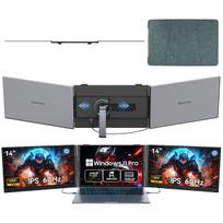 Blackview DCM6 Pro Nešiojamas monitorius 14  FullHD 60Hz IPS Itin plonas USB-C Garsiakalbis Monitorius with GAMIBOOK8(16+512) juoda