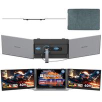Blackview DCM6 Pro Nešiojamas monitorius 14  FullHD 60Hz IPS Itin plonas USB-C Garsiakalbis Monitorius with ACEBOOK6(16+512)3500U juoda