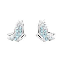 Swarovski Lilia Madingi Išskirtiniai Drugelio Rodžiu Padengti Auskarai Moteriški Auskarai Sidabriniai 5662183 Box (Random Color)
