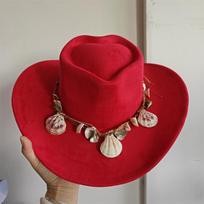 New love heart top Suede hat Cowboy Hat wide brim Cowgirl hat beach hat girl party hat stage hat wholesale Cattleman knight hat M 56-58