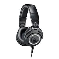 Professional Monitor for Home Recording Audio-Technica ATH-M50x Headphones, Wired, DTM, Recording, Mixing, Mastering, DJing, [Black] juoda