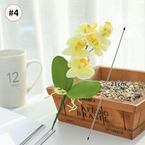Flower Artificial Potted Simulation Butterfly Orchid Wintersweet Bonsai Home Decoration Realistic-Looking Flower Fake Potted Plants