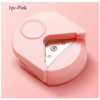 Circle 1Pcs Cutter Button Maker Corner Round Machine Corner Punching Portable Paper Cutter Card Photo Cutting For Kids Adults Children's Birthday Gift