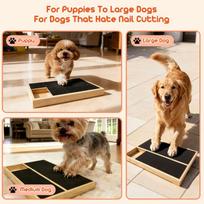 Scratch Board For Dogs Interactive Grinder Pad With Treat Box Dog Nail Grinder Board For Home Living Room Apartment Lounge China Mainland