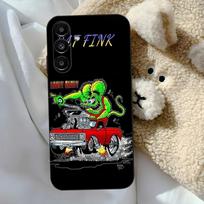 Rat Fink  Phone Case For Samsung S24,23,22,30,21,10,9,Ultra,Plus,Lite,FE,5G Black Soft Case Samsung S24