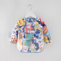 Bibs Baby Cloth Waterproof Dining Clothes Long Sleeve Apron Children Feeding Smock Burp Reverse Dressing Painting Protect