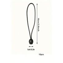5-Piece Outdoor Camping Tent Set: Elastic Ropes, Plastic Balls, High-Tensile Ropes, Binding Balls, Trampoline.