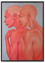 Poster paintings portraits figures in a frame 21x30 cm