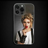 Singer M-Madonna Phone Case For iPhone 16,15,14,13,12,11 Plus,Pro,Max,XR,XS,X,Plus,SE,Mini Transparent Soft Cover iPhone16