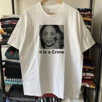 90s White Tshirt Sade Imitates It Is A Crime Unisexs Tshirt Summer New Item Suitable for Both Unisex and Women Casual Tshirt M