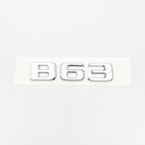 550G 4X4 850 550 D35 B40 D6S B63 3D Letters Chrome Silver Emblem Sticker For W464 Series Car Fender Trunk Rear Badge Sticker Chrome Silver