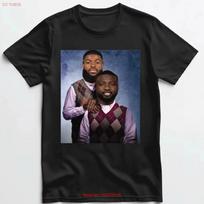 Jared Verse X Byron Young Step Brothers T Shirt New S 5XL D Fence vintage Washed Slightly Stretched Versatile Comfortable S įvairiaspalvis