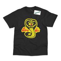 Cobra Kai DOJO Logo Karate Kid Inspired Martial Arts Kung Fu Printed T-Shirt S įvairiaspalvis