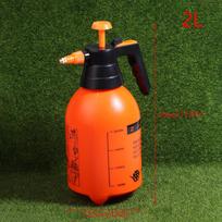 2/3L Plastic Pressure Sprayer Spray Bottle Handheld Garden Pump Sprayer Lawn Garden Disinfection Watering Kettle Orange