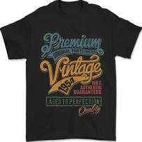 Aged To Perfection 71st Birthday 1954 Men's 100% Cotton T-Shirt S įvairiaspalvis