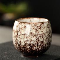 Creative Kung Fu Ceramic Teacup Drinkware Porcelain Tea Bowl Japanese Style Pottery Drinkware smėlis