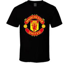 Manchester United Football Soccer Uefa Unisex T-Shirt S įvairiaspalvis
