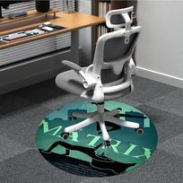 1pc The Matrix Office Round Area Rug, Under Office Chairs Bedroom Living Room Home Decor, Room Deco, Available in Various Sizes002 80cm by 80cm