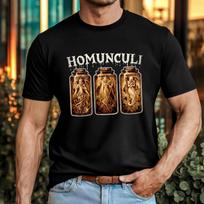 Small Prophets Homunculi Jar T-Shirt Odd Prophecy Glass Jar Quirky Alchemy Top S įvairiaspalvis