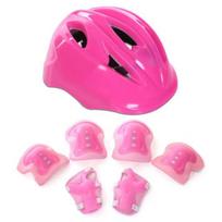 7Pcs/Set Kids Roller Skating Skateboard Protector Kit Arm Sleeve Knee Ski Helmet