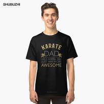 men summer brand teeshirt Awesome Karate Dad / kyokushin, shotokan, karate do, goju ryu T-Shirt cotton tshirt man S įvairiaspalvis