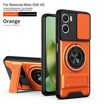 Skirta Motorola G06 dėklas Moto G06 maitinimo dangtelis Moto G06 dėklai Magsafe magnetinis sulankstomas laikiklis Karinio lygio šarvuotas kameros apsaugos dangtelis Motorola Moto G06