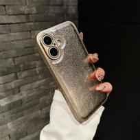 Leather Texture Shockproof Case For iPhone 16 15 14 13 12 Mini 11 Pro XS Max X XR 7 8 Plus SE Plain Matte Silicone Cover Bumper For iPhone 7 8 SE