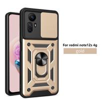 For Xiaomi Redmi Note 12S Case Redmi Note 12S Cover  Magnetic Ring Holder Armor Phone Case Slide Camera Protect Back Cover Redmi Note 12S