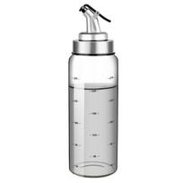 180/300/500 ml aliejaus stiklinis butelis, nepralaidus aukštai temperatūrai, pakartotinai užpildomas sojos padažo actas, alyvuogių aliejaus prieskonių dozatorius virtuvei 300ML
