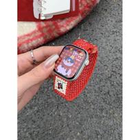 Magnetic Woven Strap for Apple Watch 8, 9, 10, 11 Series Ultra - New Wave Dot Colors Universal for Redmi Watch 5/4