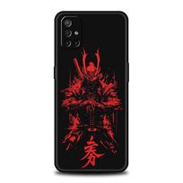 Phone Case For OnePlus 15 13 12 11 10 9 8 7T Pro 13T 13R 12R 10R 9RT 8T Nord 2T CE 2 3 5G Lite Cover Japanese Bushido Samurai For OnePlus 7T