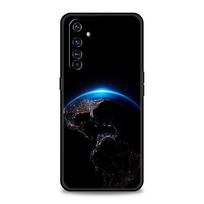 Earth Stars Space Phone Case For Realme 12 11 10 9 8 5G 7 6 GT5 GT3 GT2 Pro Plus C21 C25 C35 For Realme GT Neo 2 3 3T 5 Cover For Realme 6