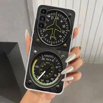 Aviation Aeroplane Helicopter Cockpit Instrument Phone Case for Samsung Galaxy A16 A26 A36 A56 A15 A25 A35 A55 A14 A24 A34 A54 A Samsung A16