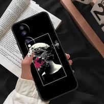 Greek Aesthetics Plaster statue For Honor Magic 8 Pro 6 5 7 Lite Case For Honor 200 400 50 70 90 X8b X9a X9b X9c X9d Win RT For Honor 50