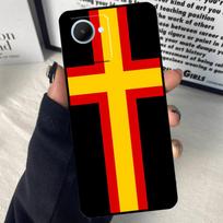 Germany Flag Banner For Realme C63 C71 C55 C67 C51 C75 C61 C65 C53 10 11 12 13 14 15 Pro Plus GT6 GT7 Pro Case For Realme GT6