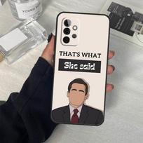 The Office Dunder Mifflin For Samsung Galaxy A52 A42 A32 A22 A12 A13 A23 A33 A53 A51 A71 A14 A24 A34 A54 Phone Case For Samsung A50