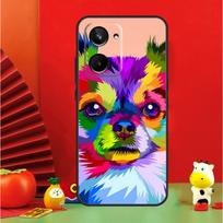 Chihuahua Face Floral Dog For Realme GT6 GT7 15 Pro 10 11 12 13 14 Pro Plus C65 C67 C63 C61 C55 C51 C53 C35 C75 Case For Realme GT6