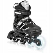Rolki Regulowane Raven Helixi Black/Grey 30-33 Kółka Led