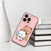 Cute Cartoon BUBU DUDU Phone Case For Iphone 16 15 11 13 14 Pro Max 7 8 Plus X Xr Xs Max 12mini Black Shell Cover Case iphone14
