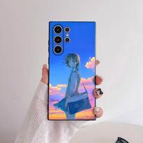 Kawayii Ao no H-Hako Phone Case for Samsung S series s21 s22 s23 s24 s25 FE Plus Ultra TPU Soft to Skin-friendly case samsung S23