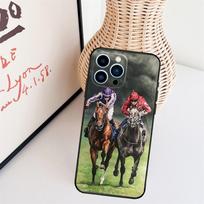 Horse Racing Case For iPhone 16 15 Pro 12 13 Mini 11 14 Pro Max XS X XR Plus Back Cover For iPhone 15 Pro