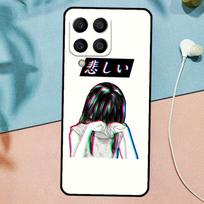 Sad Japanese Aesthetic Art For Samsung Galaxy M33 M35 M55 M15 M12 M13 M14 M34 M54 M53 M21 M31 M11 M32 M52 M06 M16 Case For Samsung M11