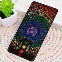 Mandala Chakra Yoga Silicone Phone Case For Samsung Galaxy note 10 pro S26 S25 S24 S23 S22 S21 Plus S25Ultra Capa Cover Galaxy S24 FE