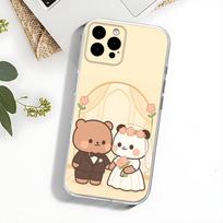 Cartoon Cute BuBu DuDu Phone Case For iPhone 17,16,15,14,13,12,11 Pro,Max,Plus,X,XS,XR,SE4,E Mini Transparent Soft Cover iPhoneXR