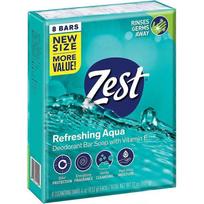 Zest Zestfully Clean Aqua Gaivinančios plytelės, 8 vnt.