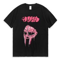 Mf Doom Madlib Madvillain Graphic T-shirt for Unisex Women 90s Vintage Gothic Tshirts Oversized Hip Hop Rapper Short Sleeve Tees S įvairiaspalvis