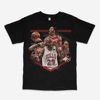 MJ Goat Moments Black Tee S įvairiaspalvis