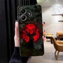 Case for Xiaomi Redmi Note 14 12 11 12C 13C K80 13 Pro Plus A4 A5 14C A1 A3 9 8 7 10 Phone Cover A1 K40 A2 Dark Patterned Deer Redmi Note 8T