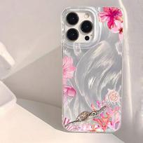 Case For iPhone 16 15 Pro Max 16E 14 13 12 11 XS XR Summer Pink Flower Starfish Pattern Case For iPhone 7 8 Plus SE2 Phone Cover For iPhone 16Pro Max